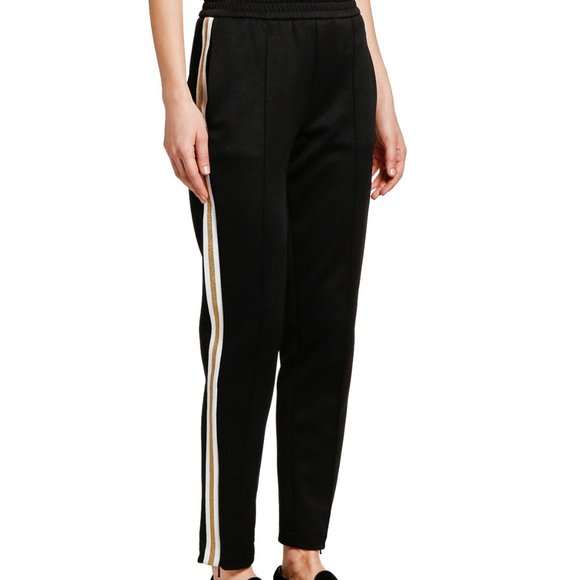 MONCLER Striped Track Pants (Black) - Sz. Small